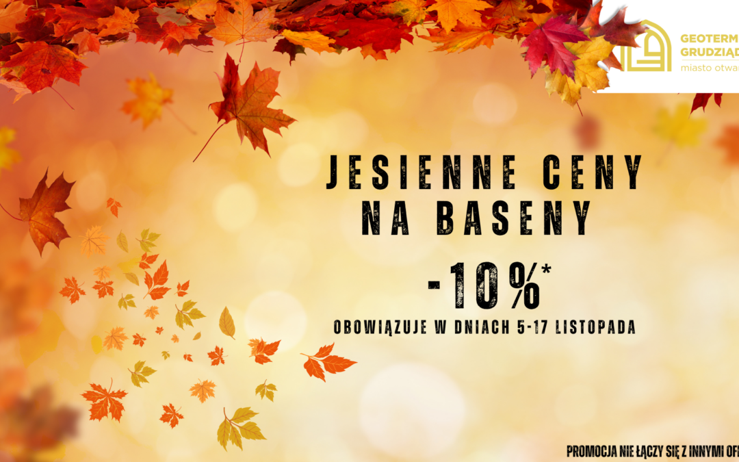 Jesienne ceny na baseny